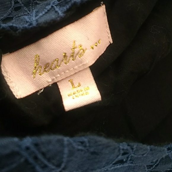 Like New Navy Lace Overlay Sleeveless Sheath Dress - Picture 6 of 7